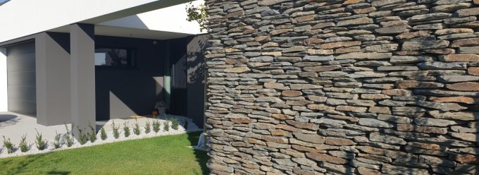 Elewacja jednostronnie cięta